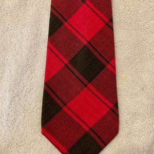 Gap Red Plaid Tie